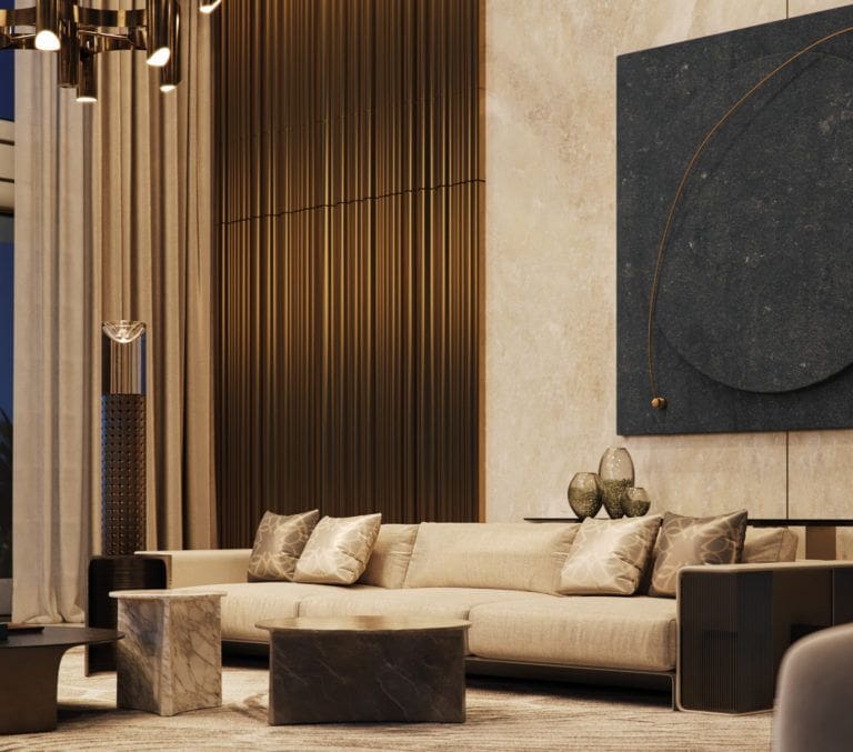 elie saab waterfront living room