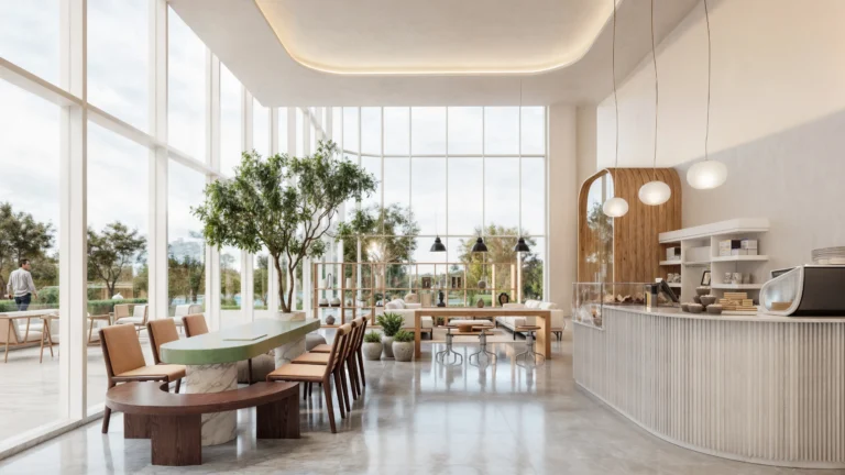 restaurant in retail area in muheira at maysan