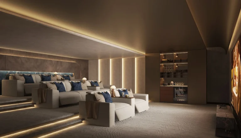 cinema amenity in waldorf astoria residences