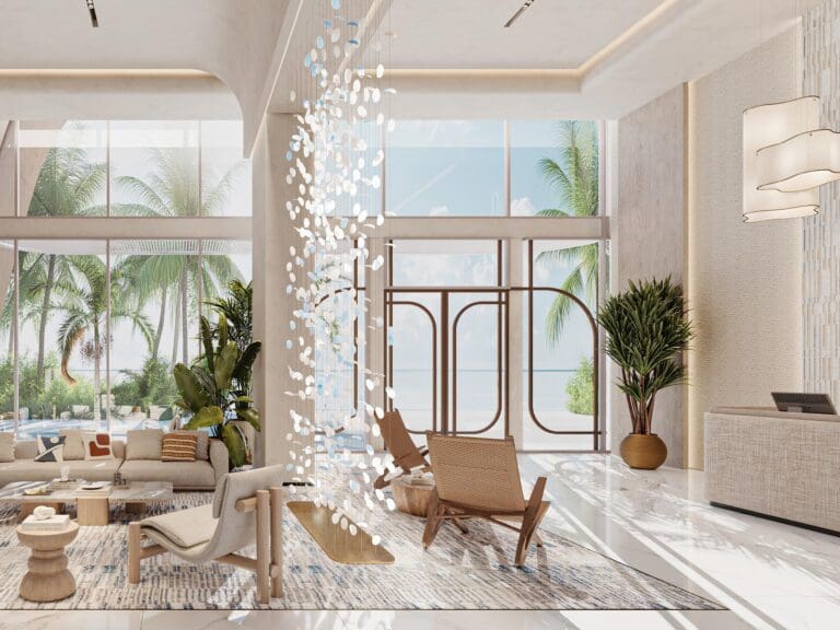 fahid beach residences living room interior