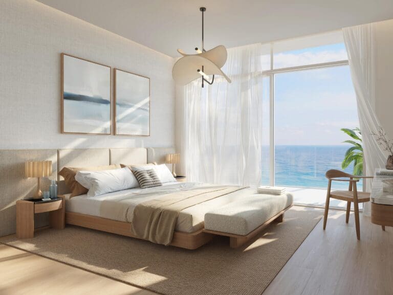 fahid beach residences master bedroom interior