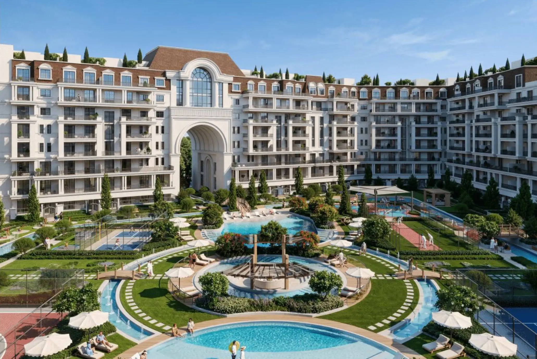 Buy Apartments and Sky Villas in Bab Al Qasr Garden Residence 65 by Burtville Developments in Masdar City