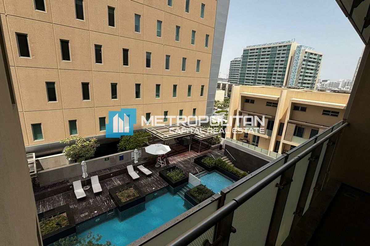 Pool View|1BR+Balcony|Next To Corner|Ready To Move photo-0