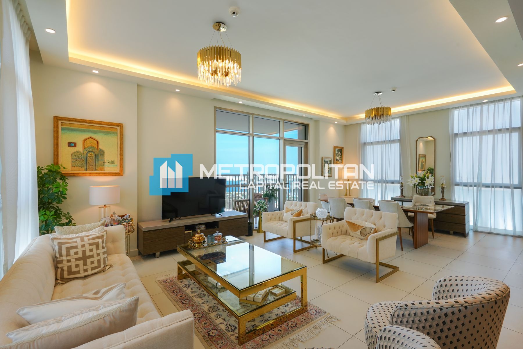 Full Canal View|Fully Furnished|Modern 3BR+Balcony