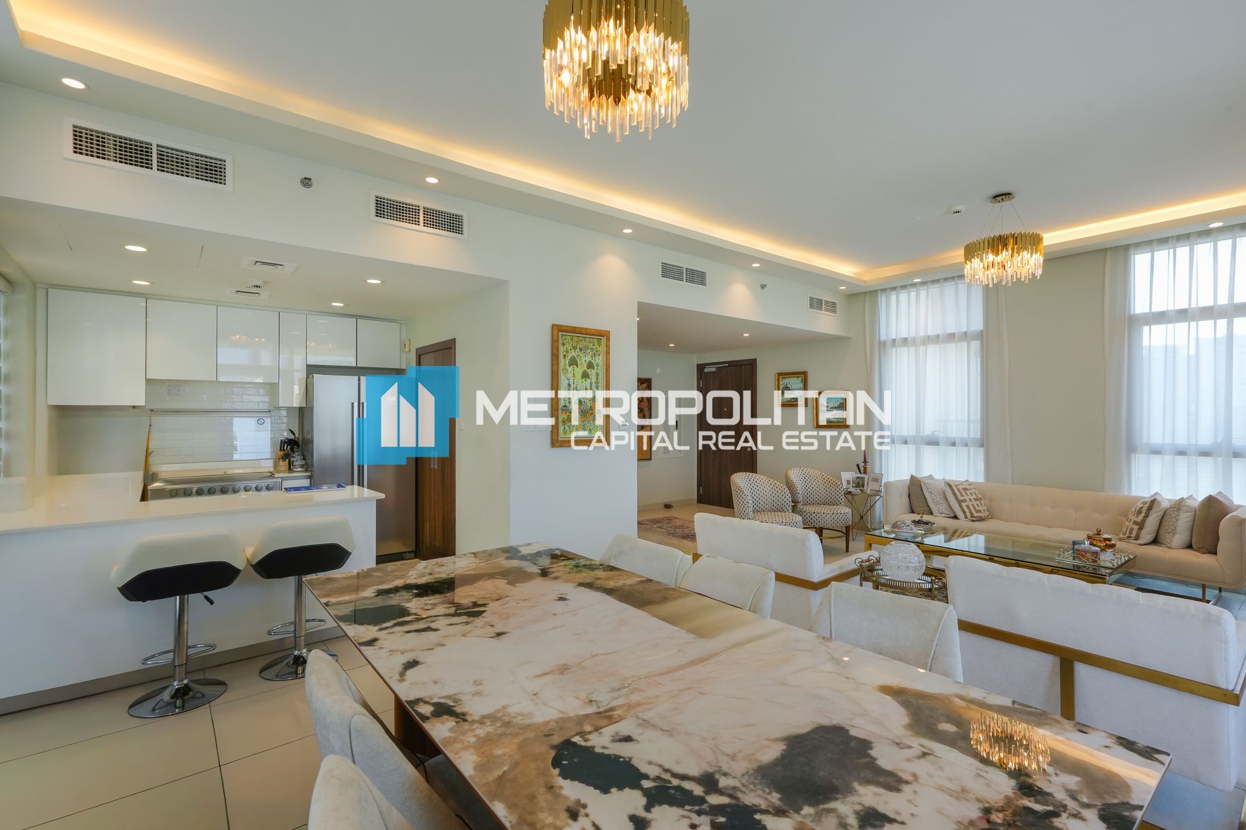 Full Canal View|Fully Furnished|Modern 3BR+Balcony photo-3
