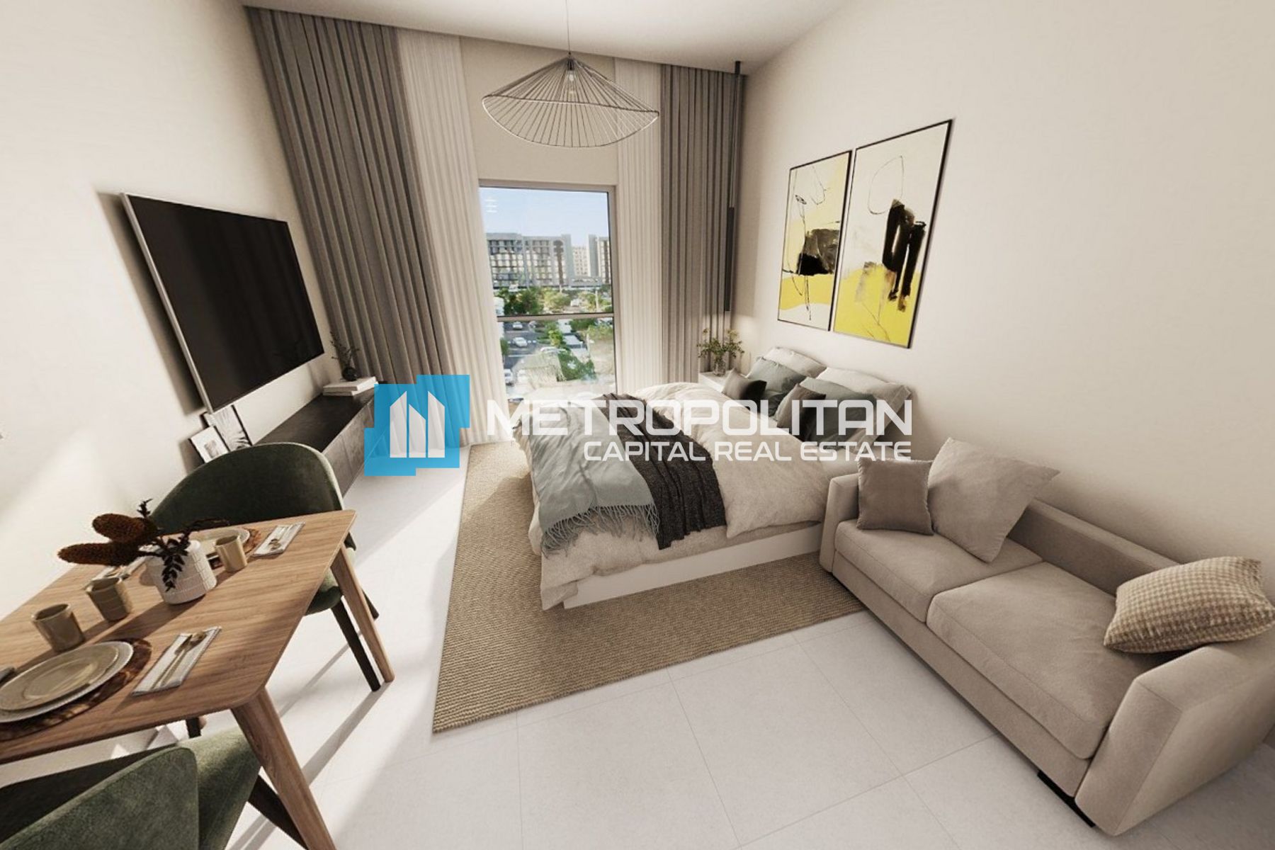 شقة استوديو للبيع في الشامخة – MCS-39831