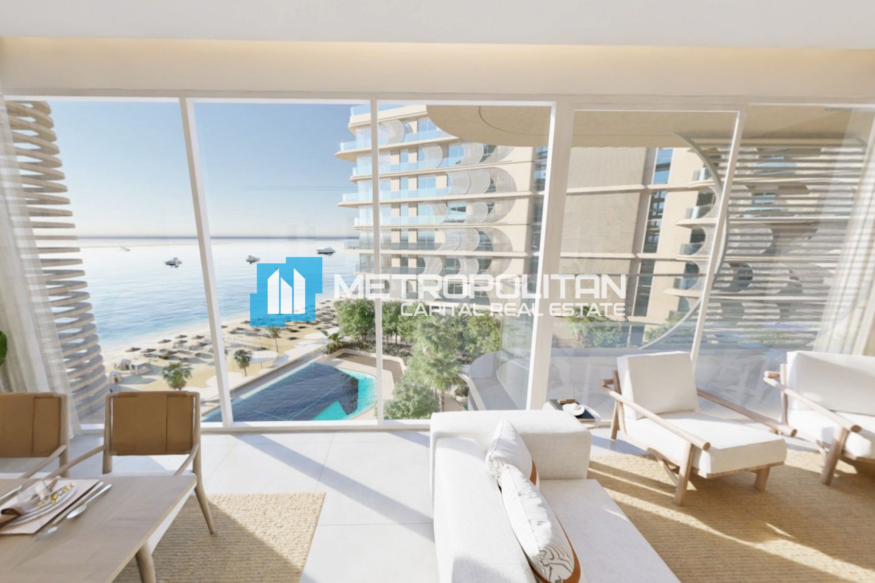 Sea View | 2BR w/ Study Area | Beachfront Living photo-3