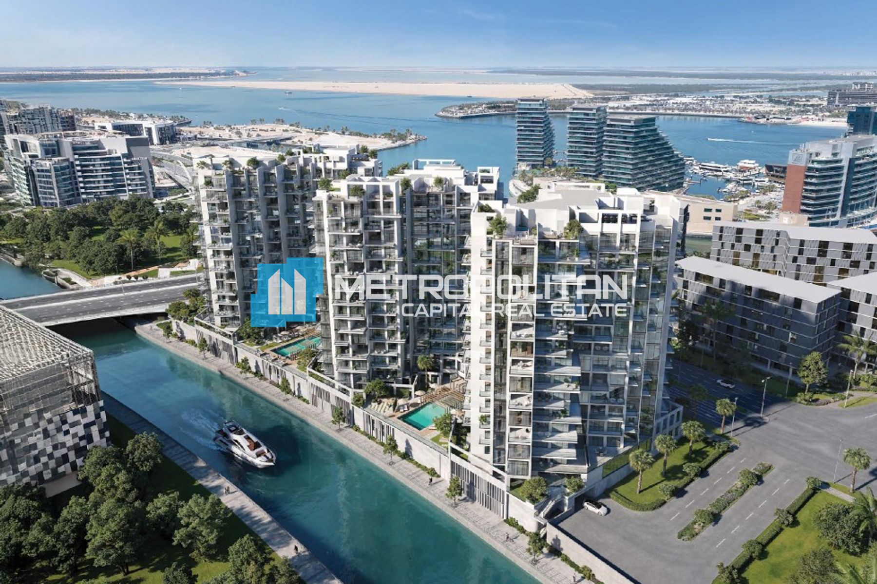 Furnished|Duplex 3BR+Maids|Canal View|High Floor photo-0