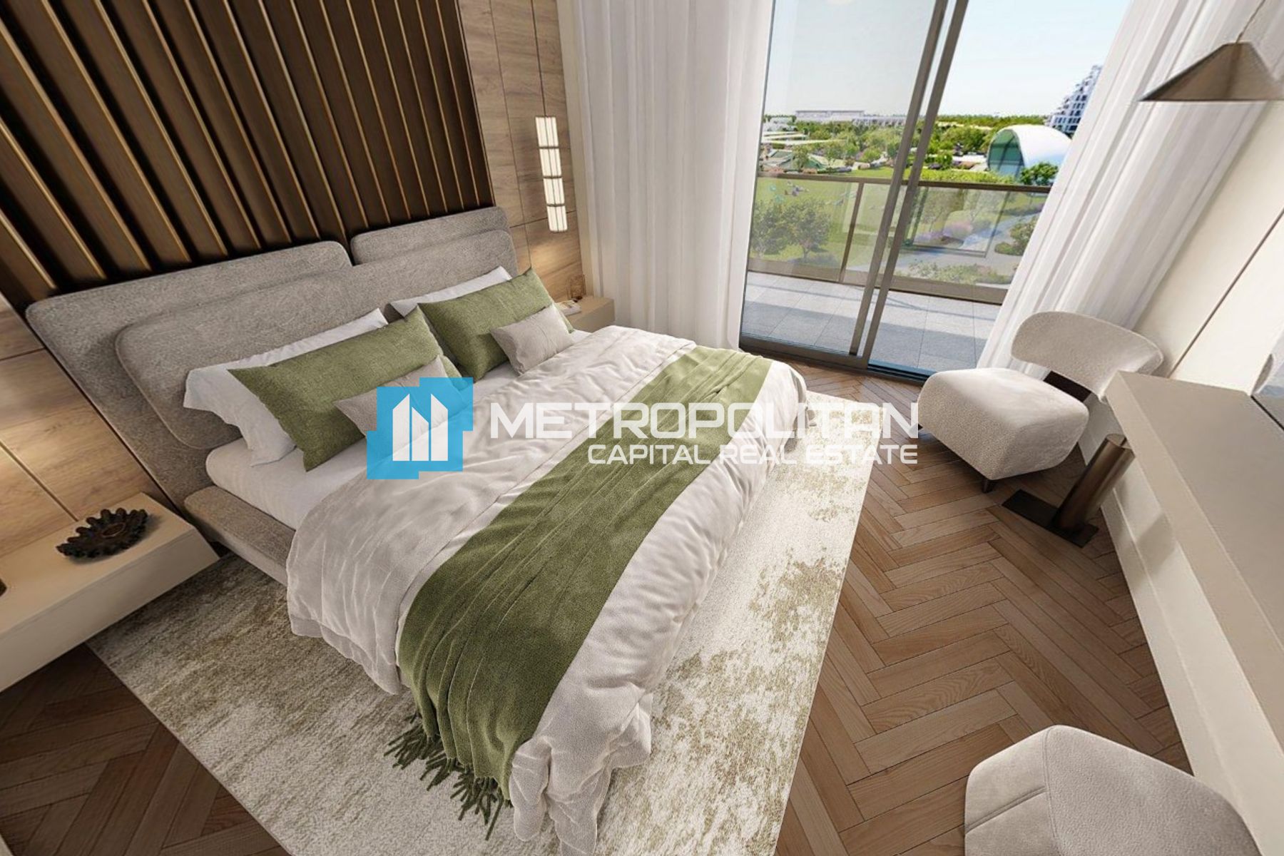 Corner 3BR+Maids | Large Balcony | Full Park View photo-11