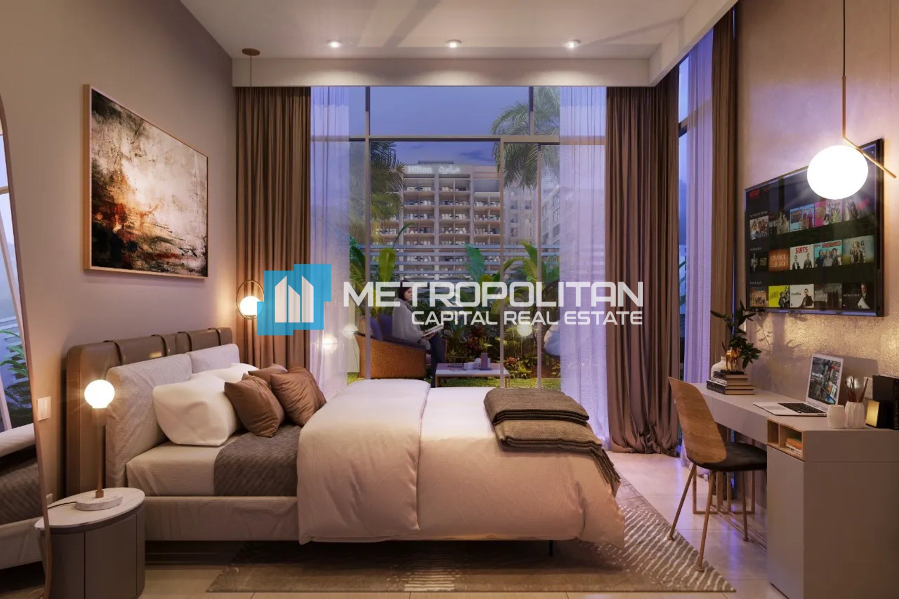 High Floor | Fully Furnished | Junior 1 Bedroom photo-5