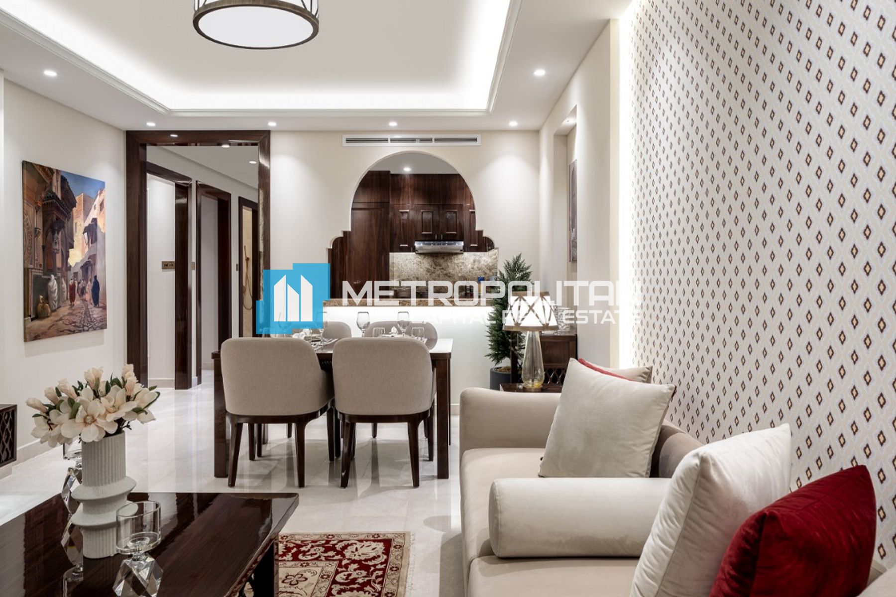 Furnished 1BR+Maids | With Balcony | High Floor photo-5