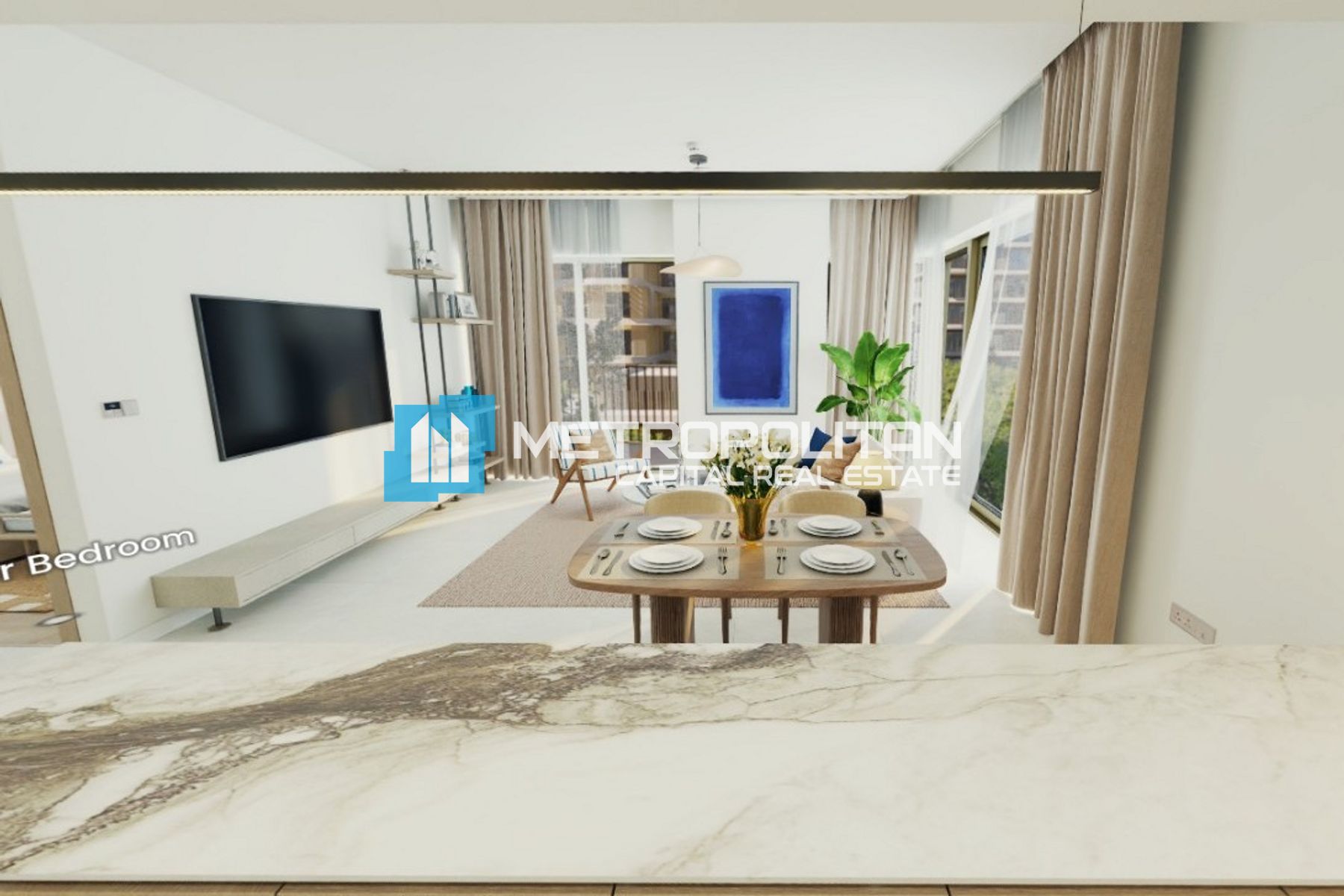 1BR+Balcony| Partial Sea View| Waterfront Living photo-12