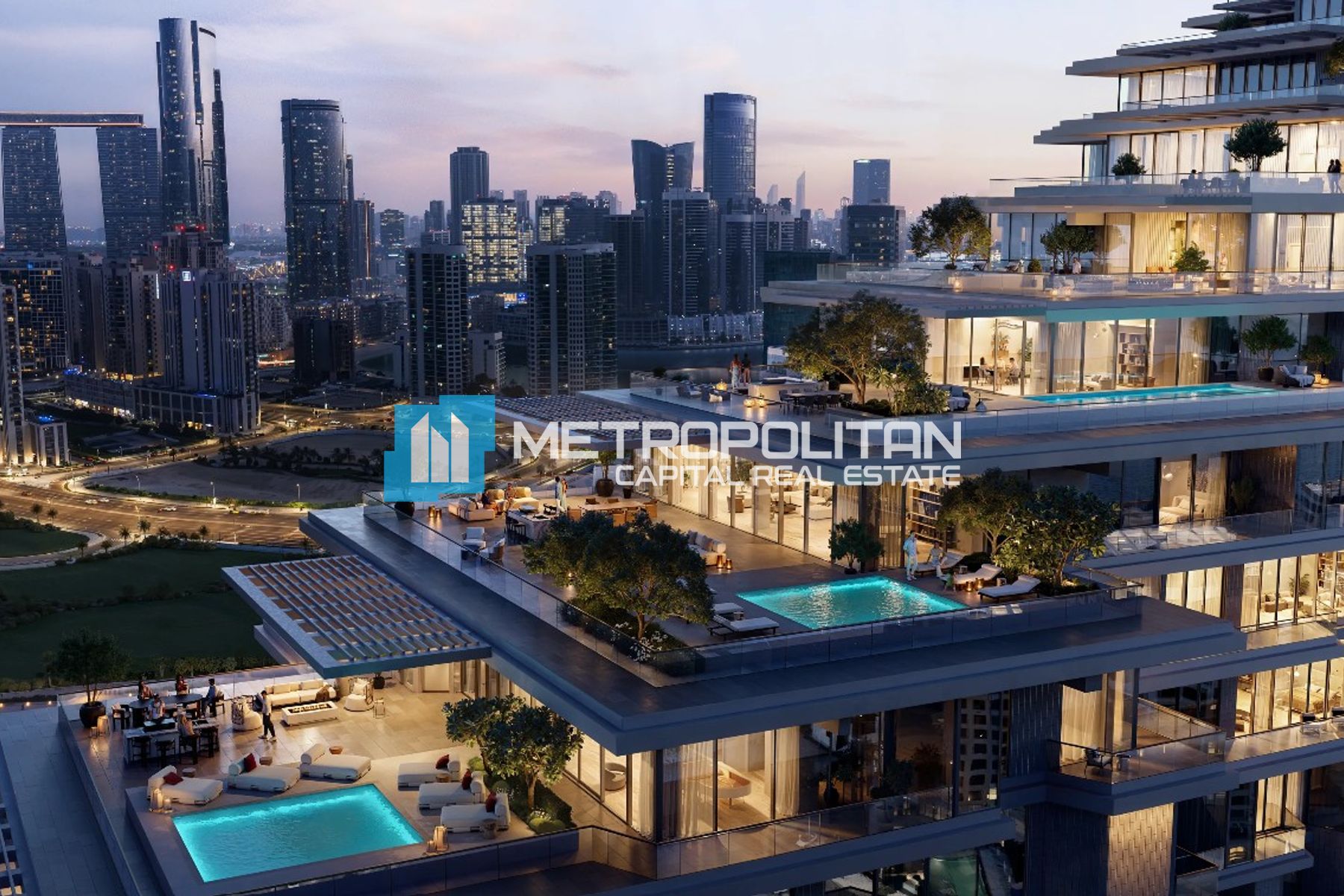 Sea View|Luxury 1BR+Balcony|High Floor|Waterfront photo-3