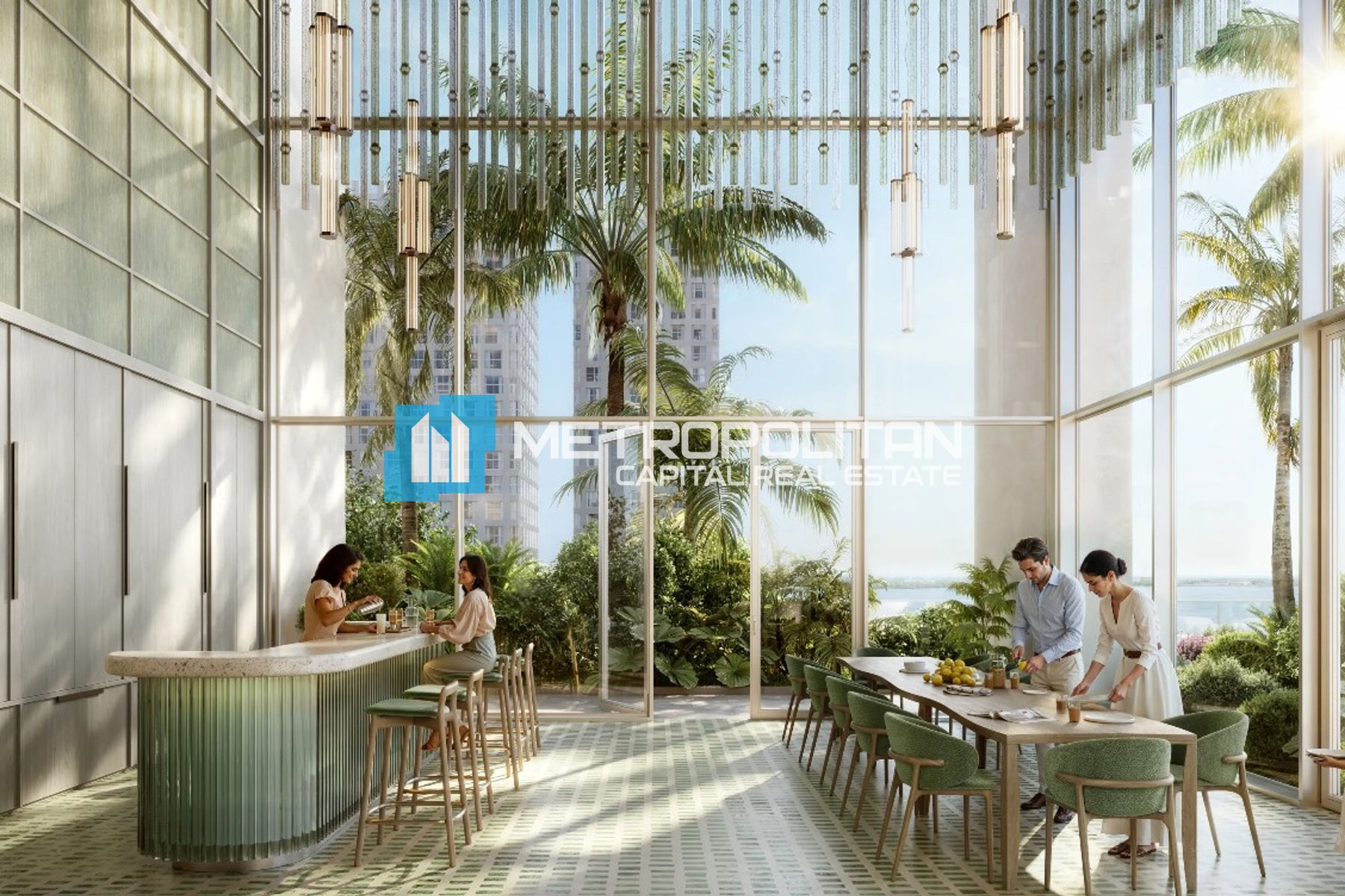 Sea View|Luxury 1BR+Balcony|High Floor|Waterfront photo-7