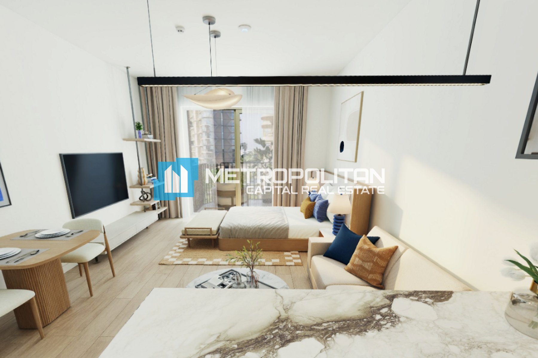 Luxurious Studio With Balcony | Waterfront Living photo-3