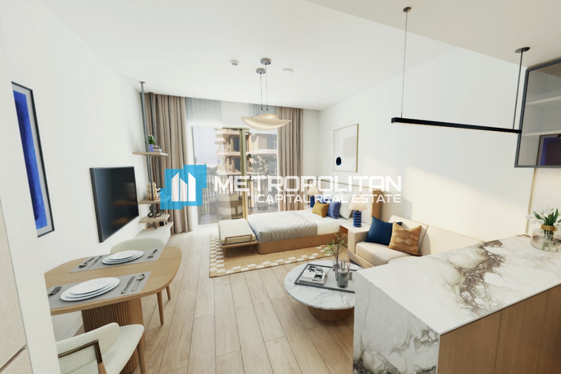 Luxurious Studio With Balcony | Waterfront Living photo-4