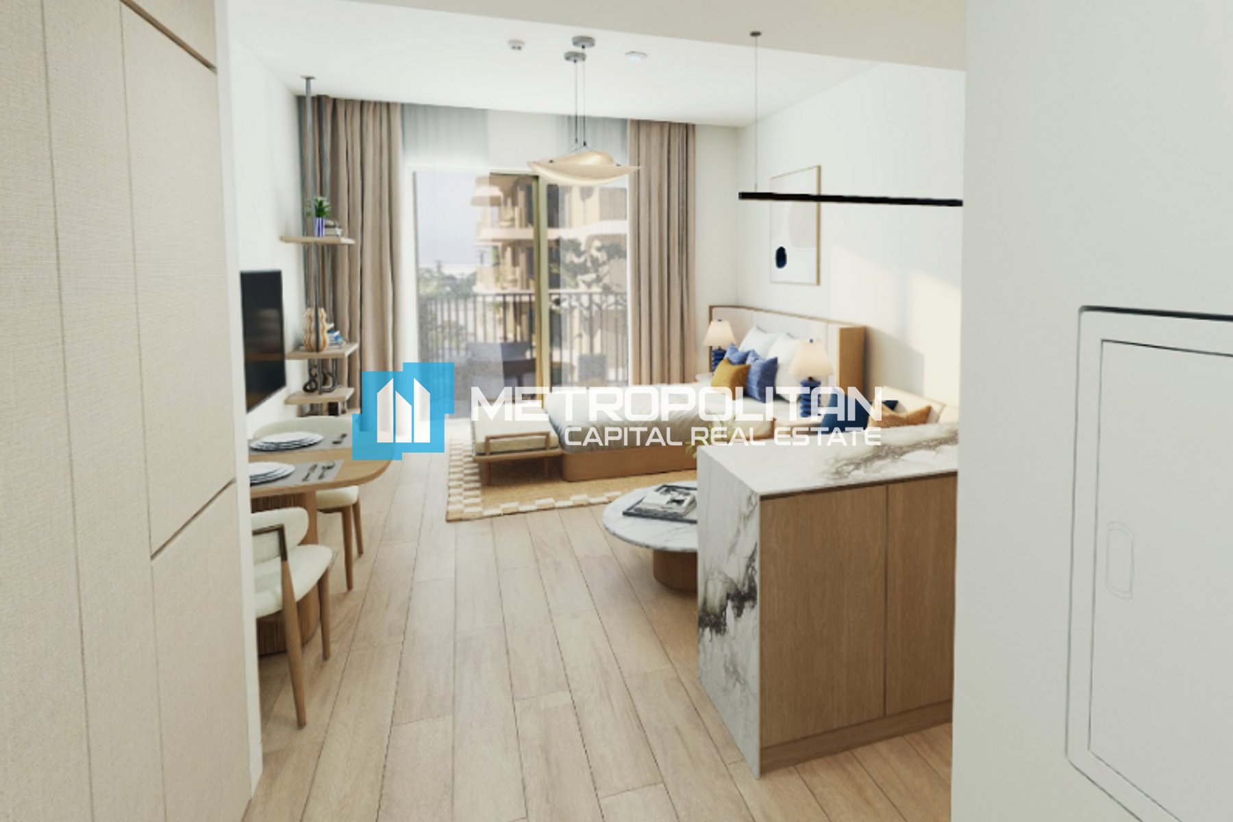 Luxurious Studio With Balcony | Waterfront Living photo-8