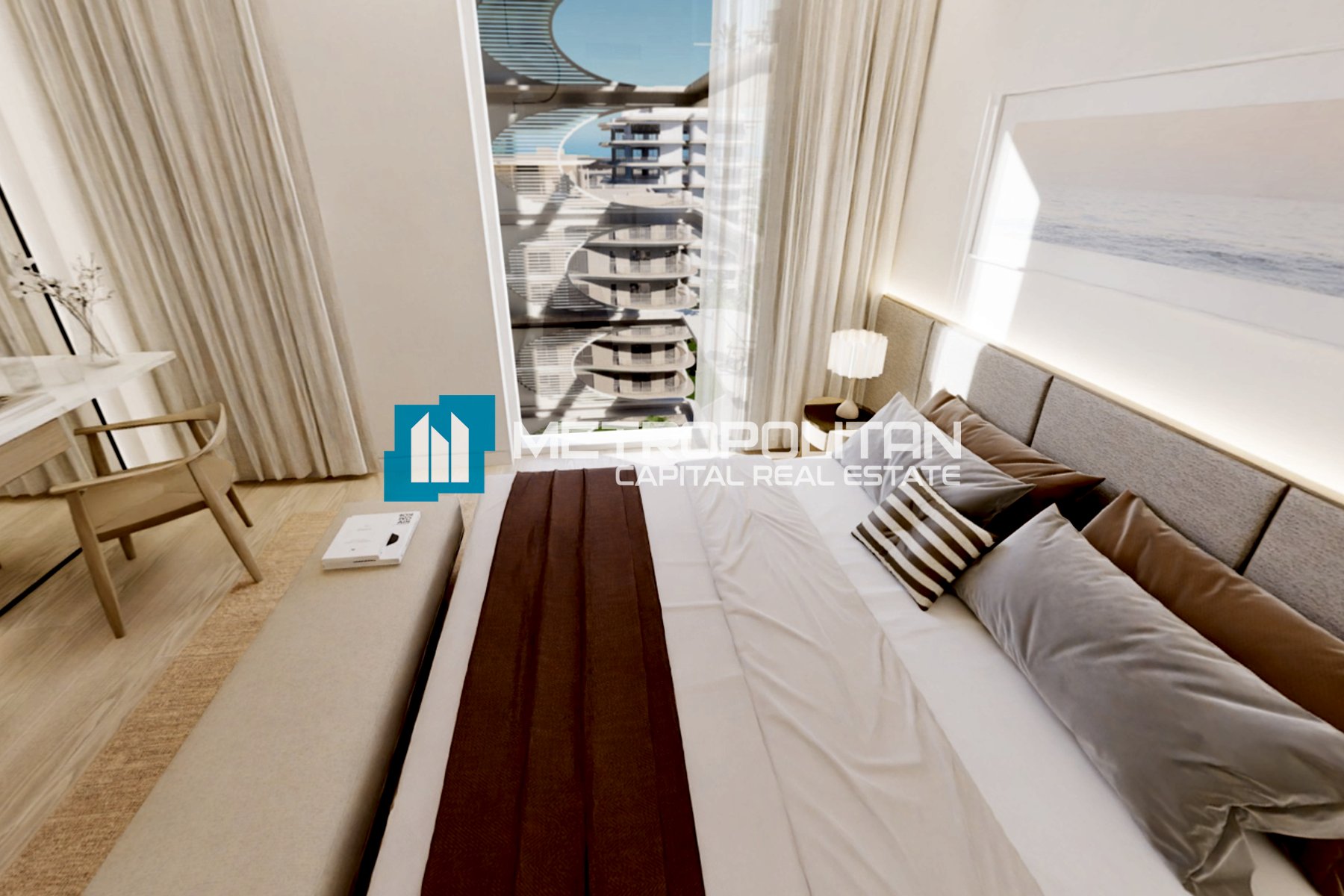 Original Price | High Floor 1BR+Balcony | Sea View photo-6