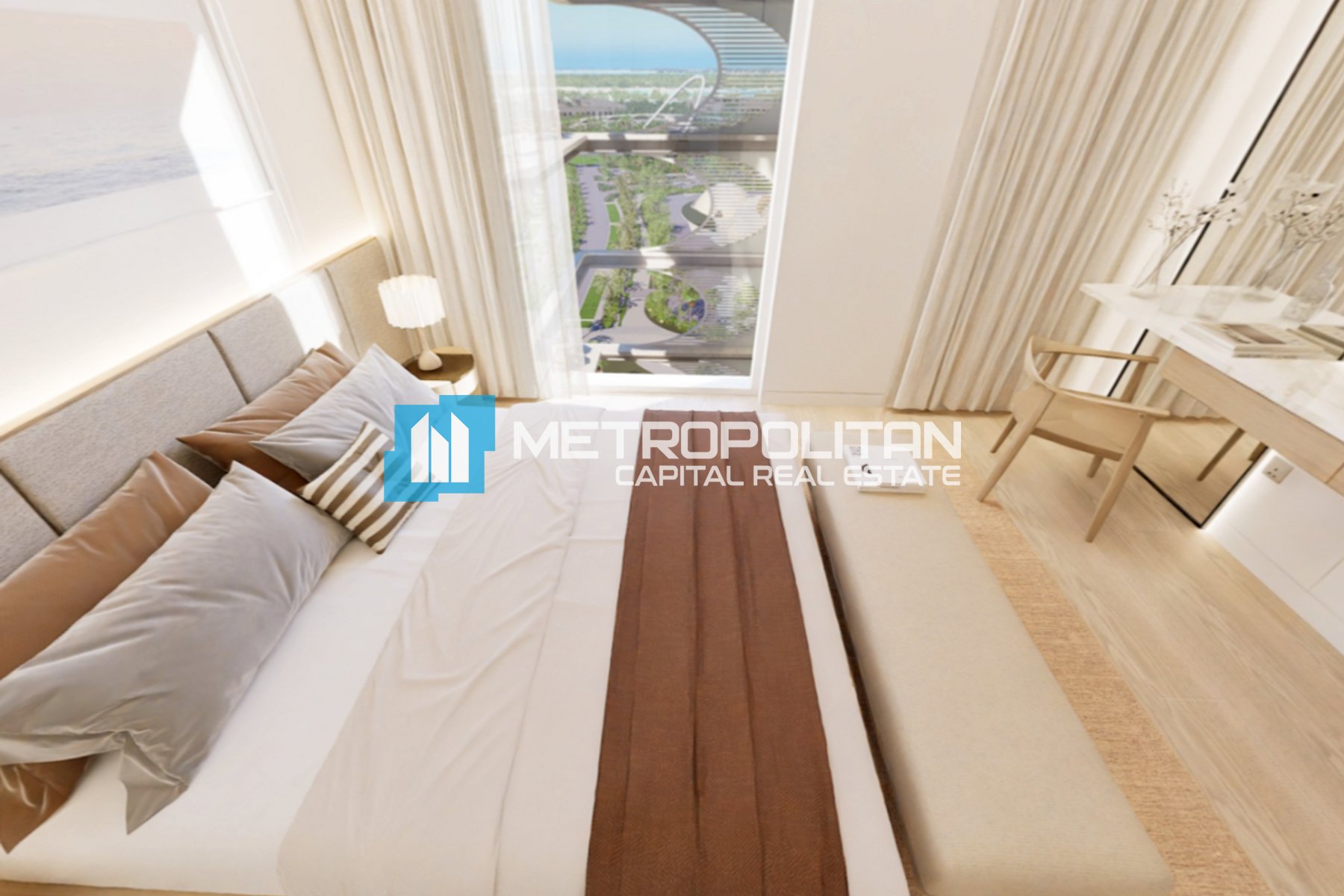 Full Sea View | Beach Access |High Floor 1 Bedroom photo-1
