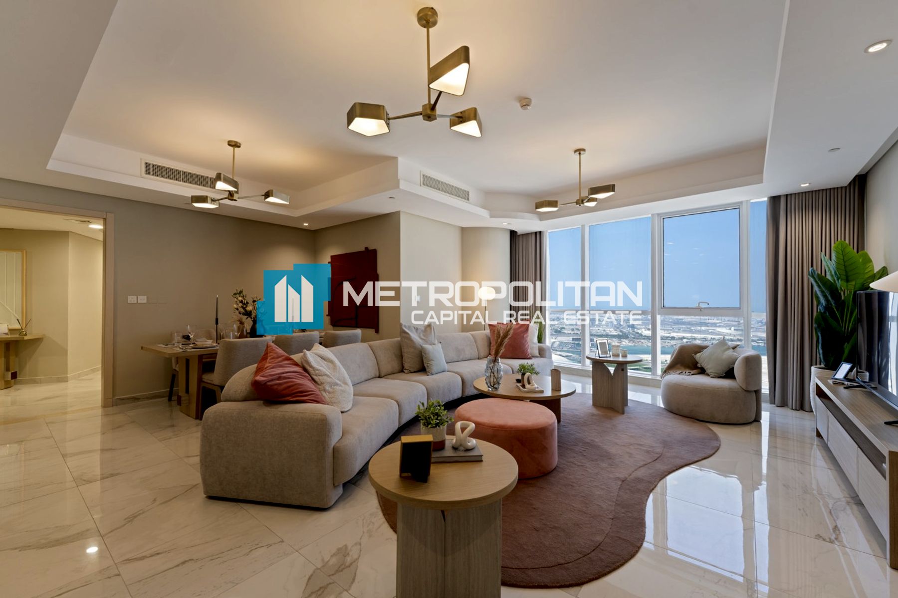 Skyline View | 3BR Deluxe | High Floor | Furnished photo-1