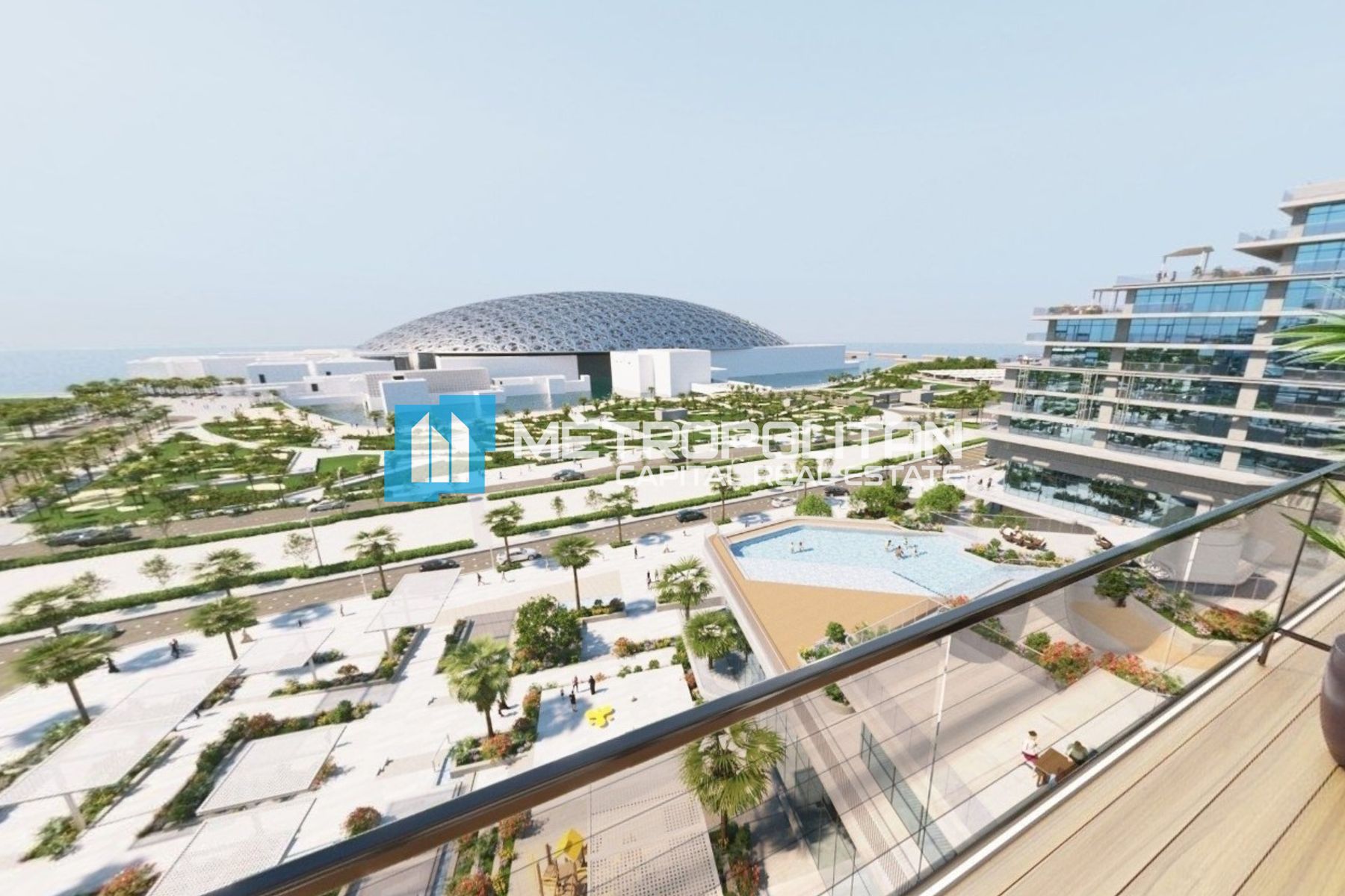 Full Louvre View | Premium 2BR+M | Wide Terrace