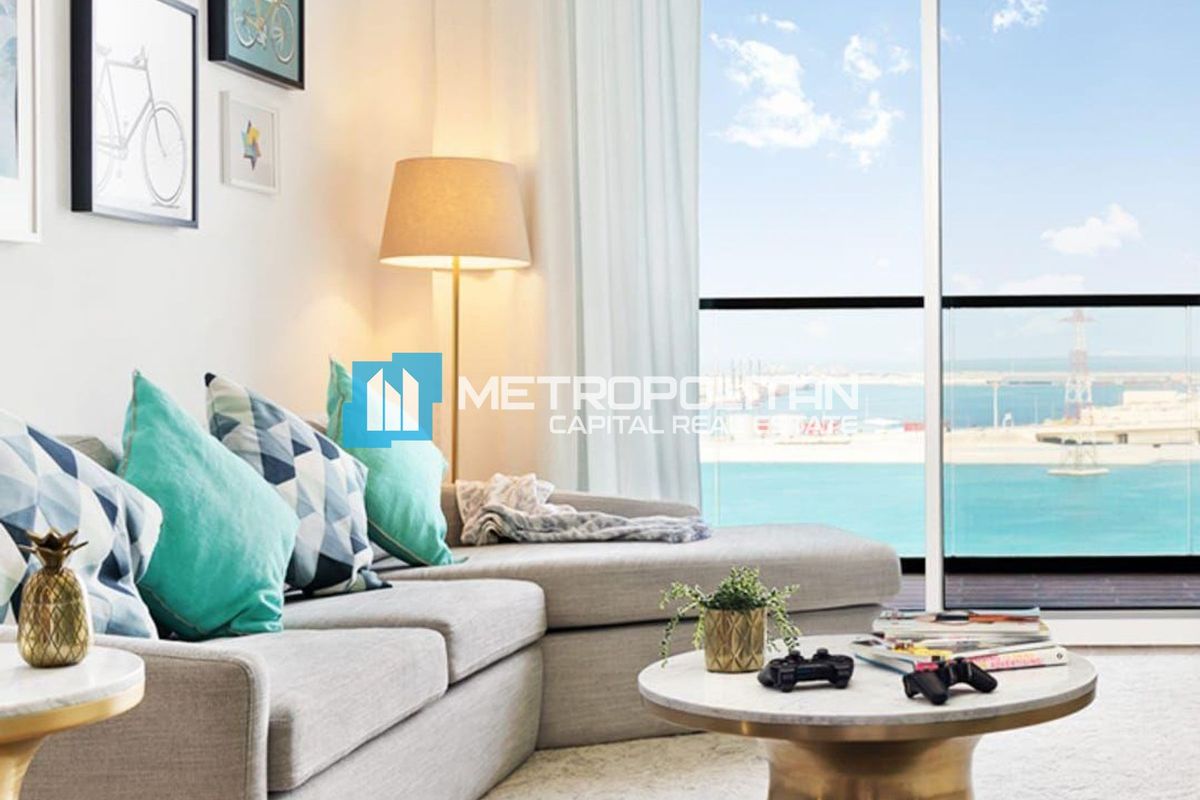 Full Sea View | 1BR+Balcony | High ROI | Furnished photo-2