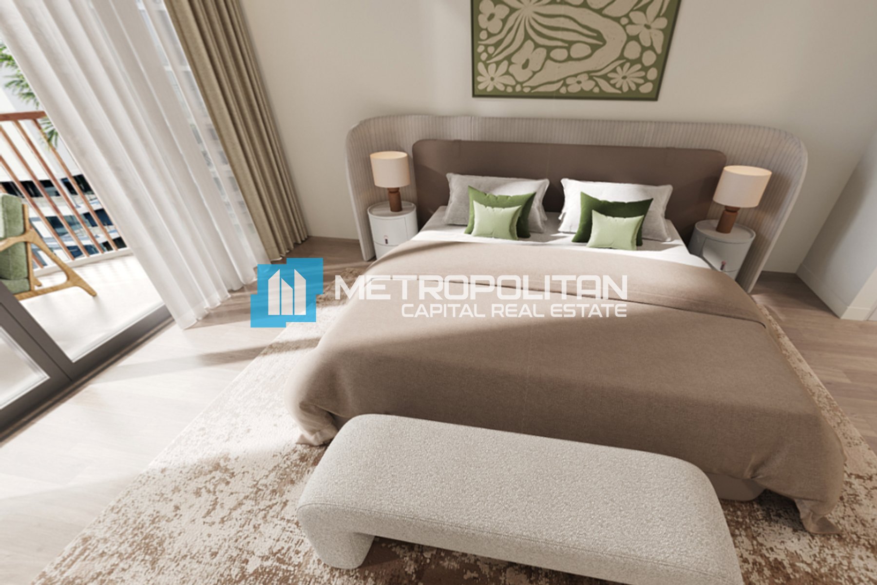 Partial Sea view | 1BR w/ Balcony | High Floor photo-9