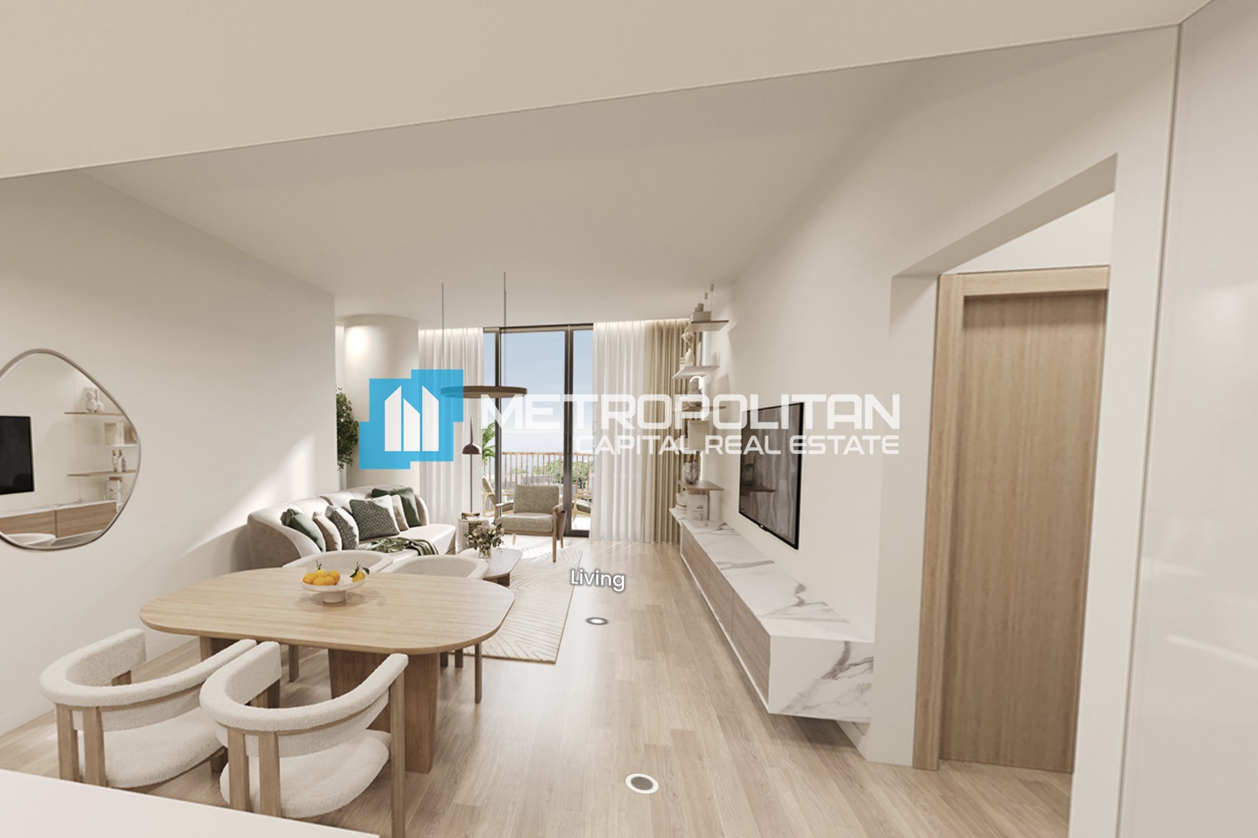 Partial Sea view | 1BR w/ Balcony | High Floor photo-5