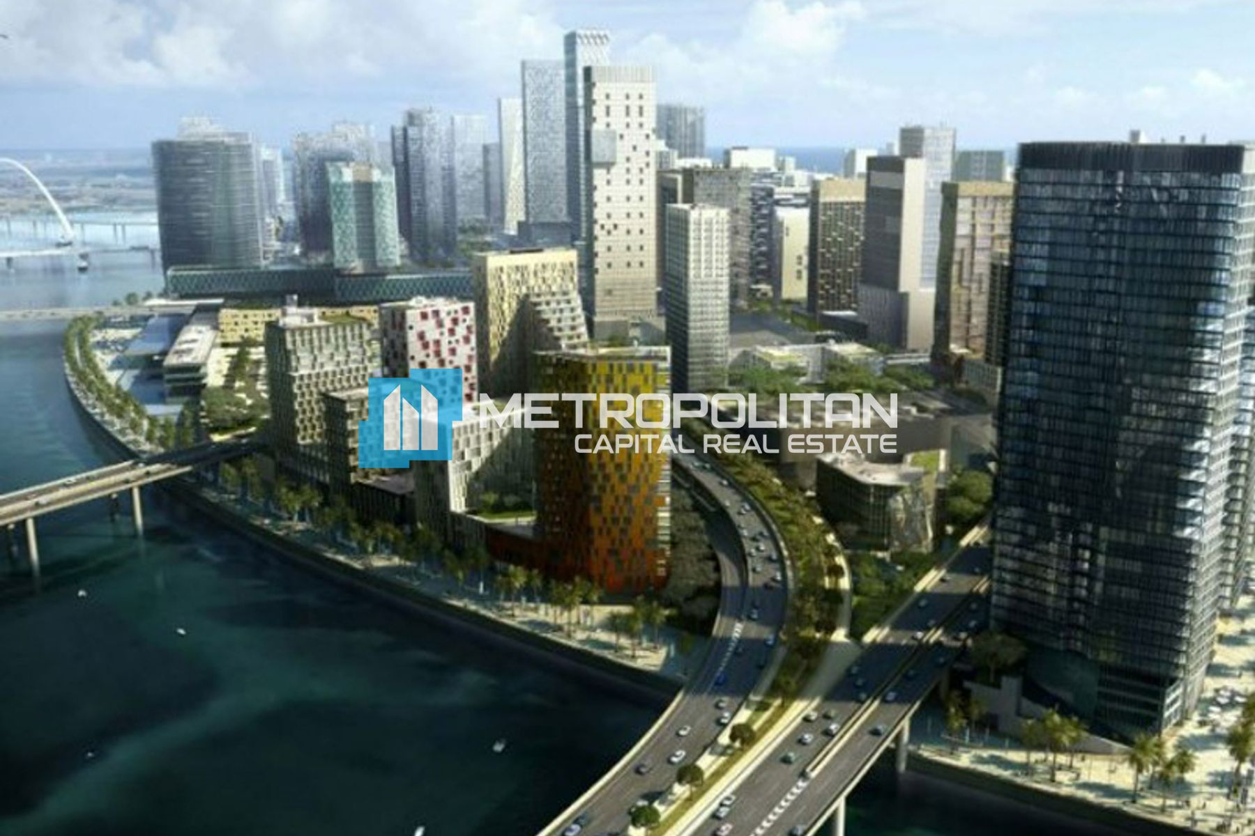 Modern Studio w/ Balcony | High Floor | Canal View photo-0