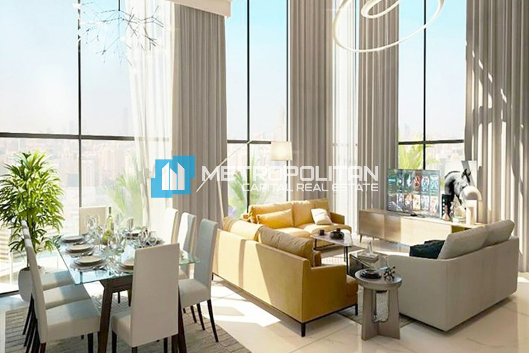Modern Studio w/ Balcony | High Floor | Canal View photo-1