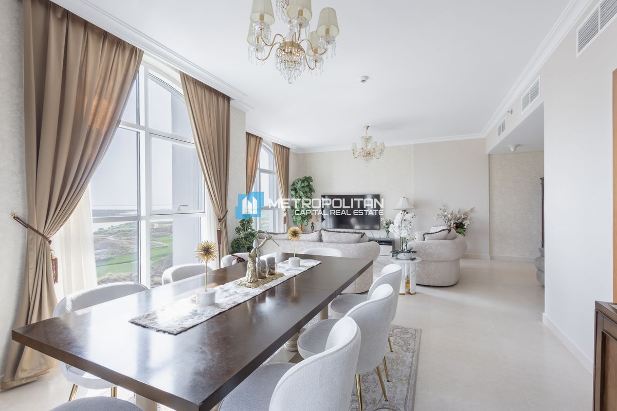 Golf & Sea View | 3 BR w/Maids | Best corner unit photo-9