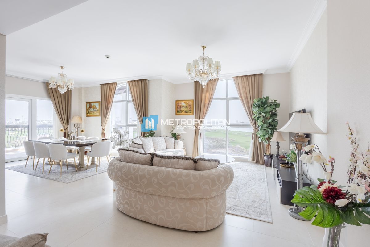Golf & Sea View | 3 BR w/Maids | Best corner unit photo-7