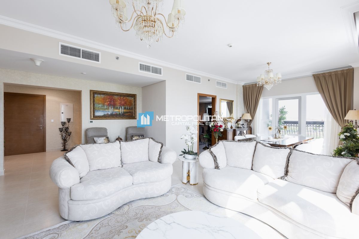 Golf & Sea View | 3 BR w/Maids | Best corner unit photo-8
