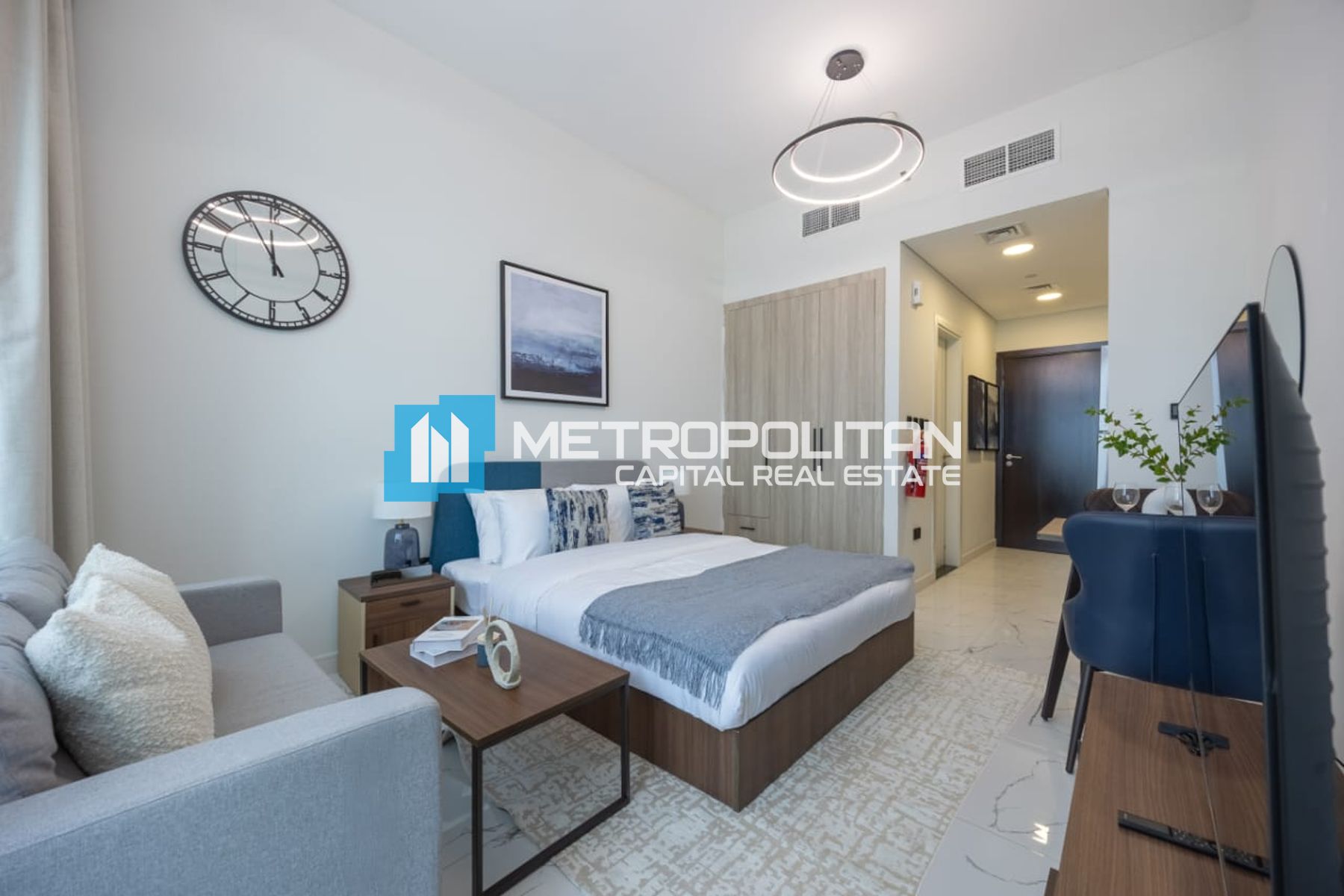 Studio w/ Balcony | Fully Furnished | High Floor