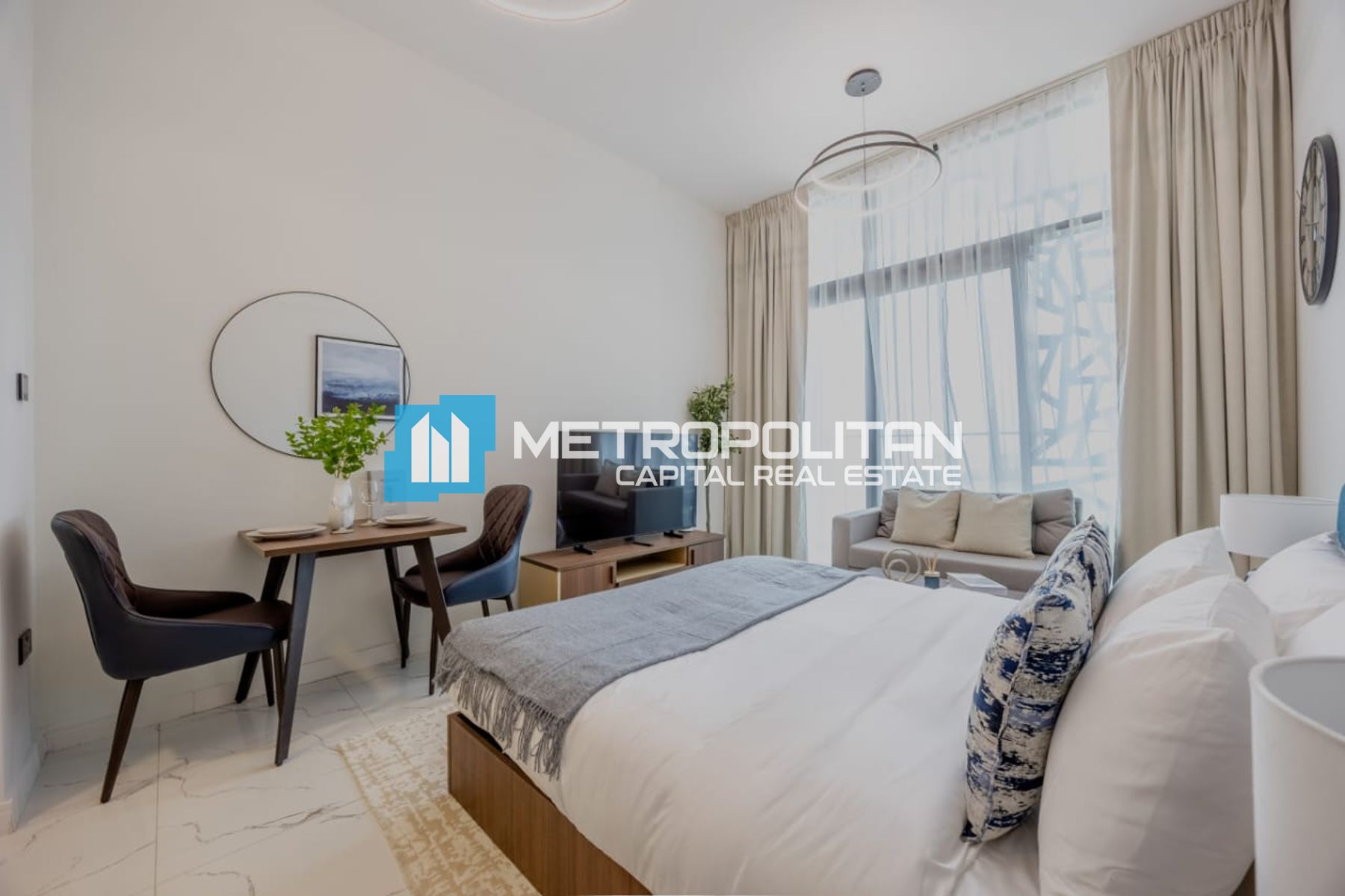 Studio w/ Balcony | Fully Furnished | High Floor photo-6