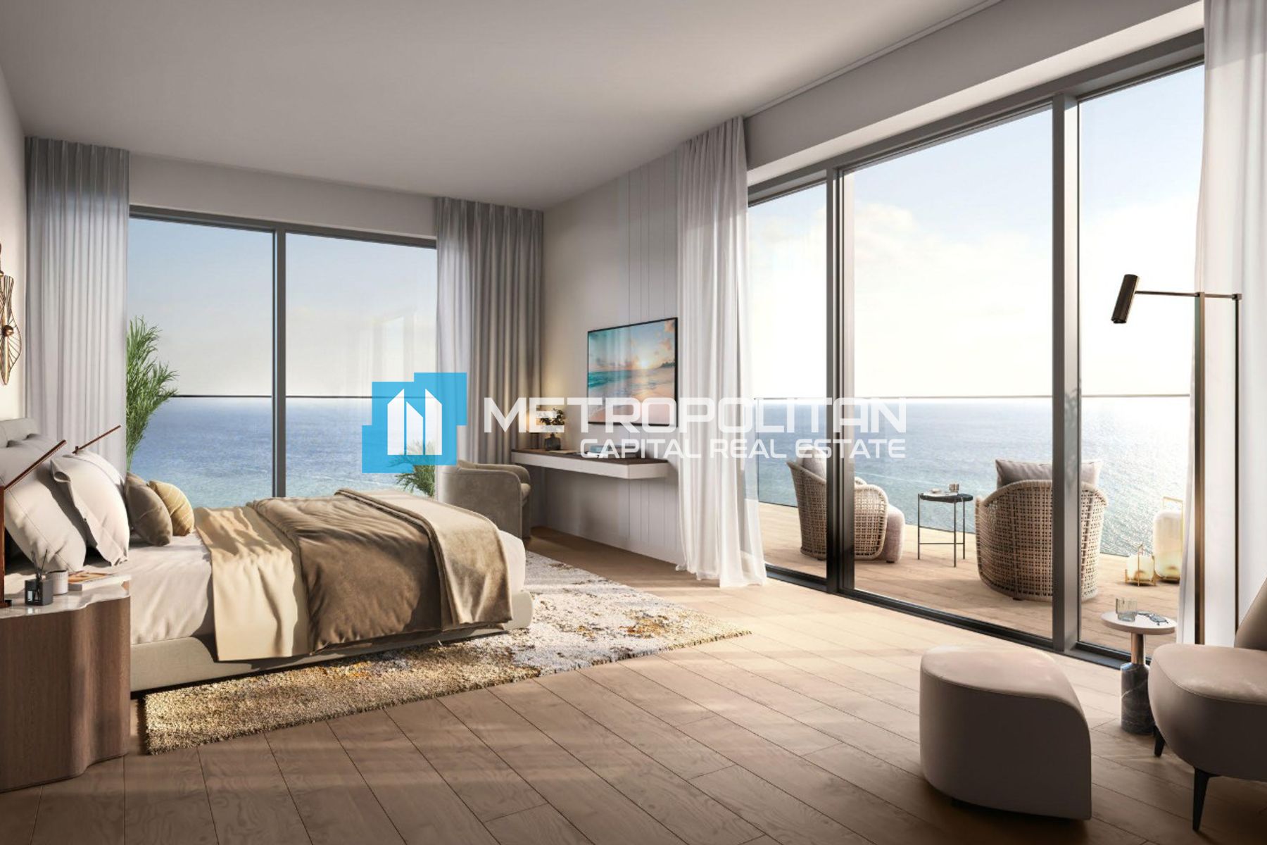 1BR | Partial Sea View | Balcony | Beach Access photo-7