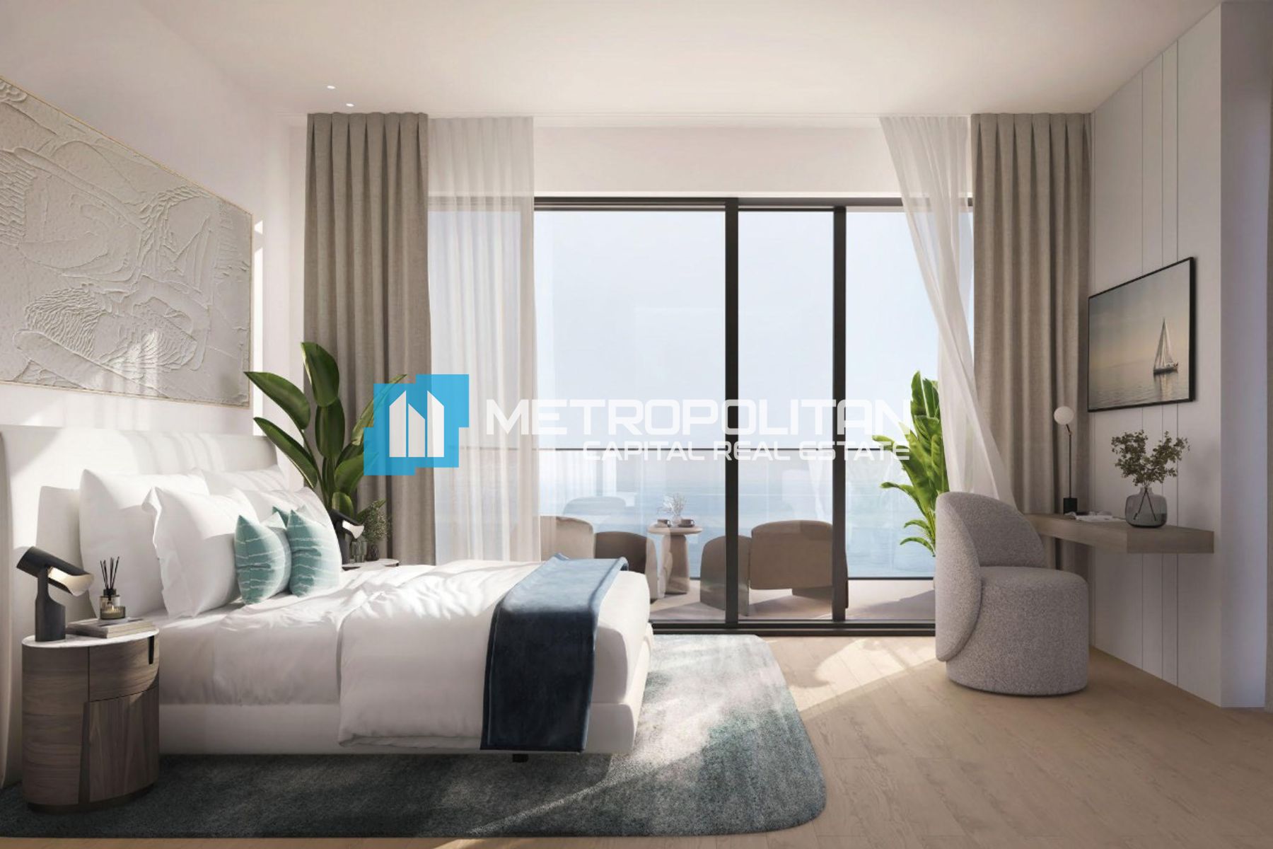 1BR | Partial Sea View | Balcony | Beach Access photo-8