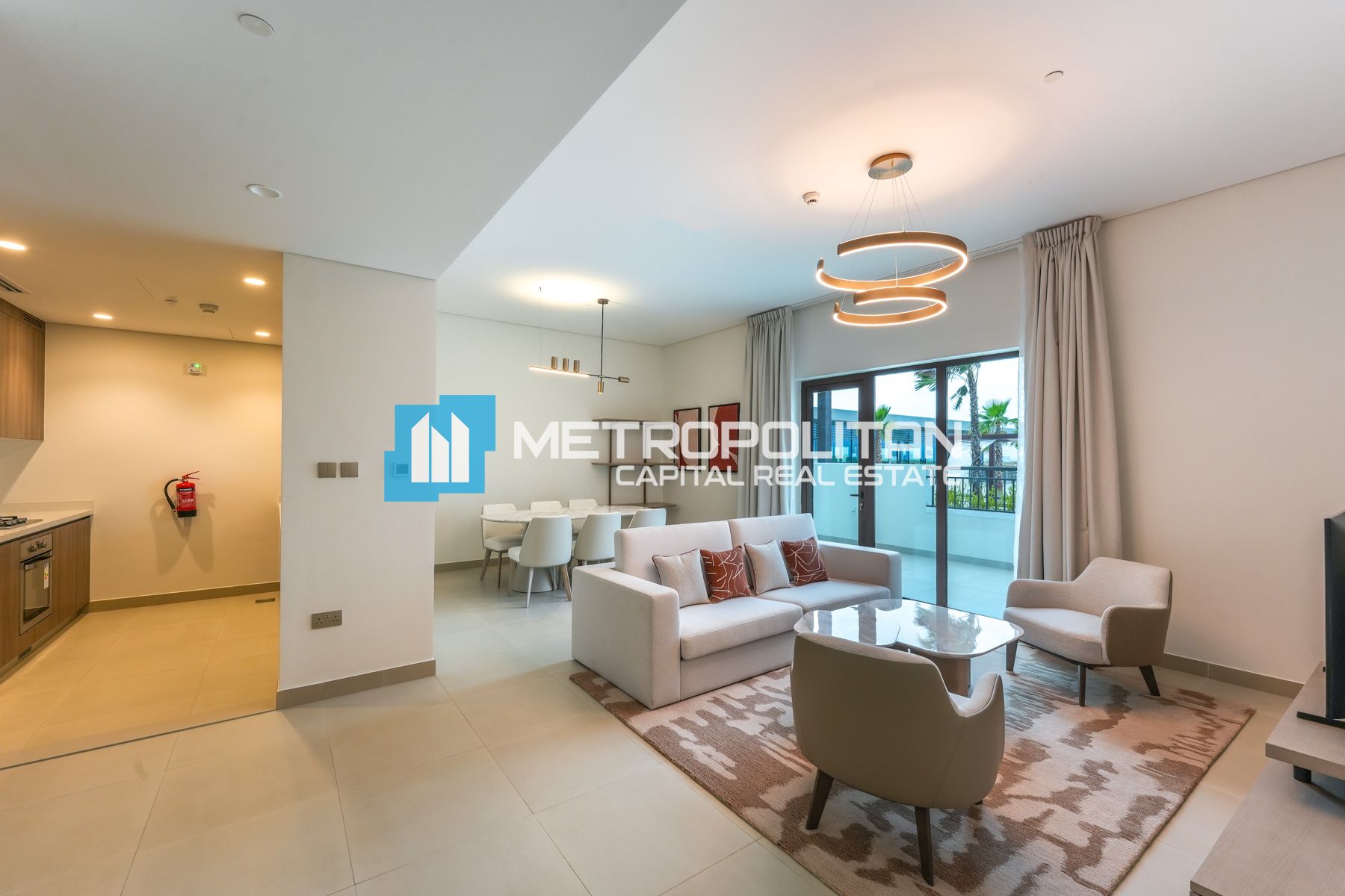 Golf and Sea View | Luxury 2BR+M | Fully Furnished photo-0
