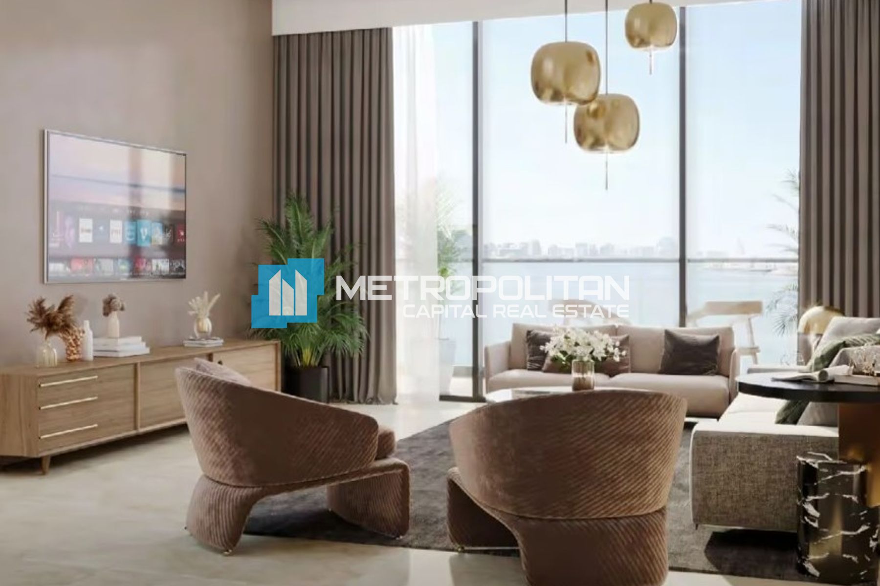 High Floor | 1BR w/ Balcony | Waterfront Residence photo-1