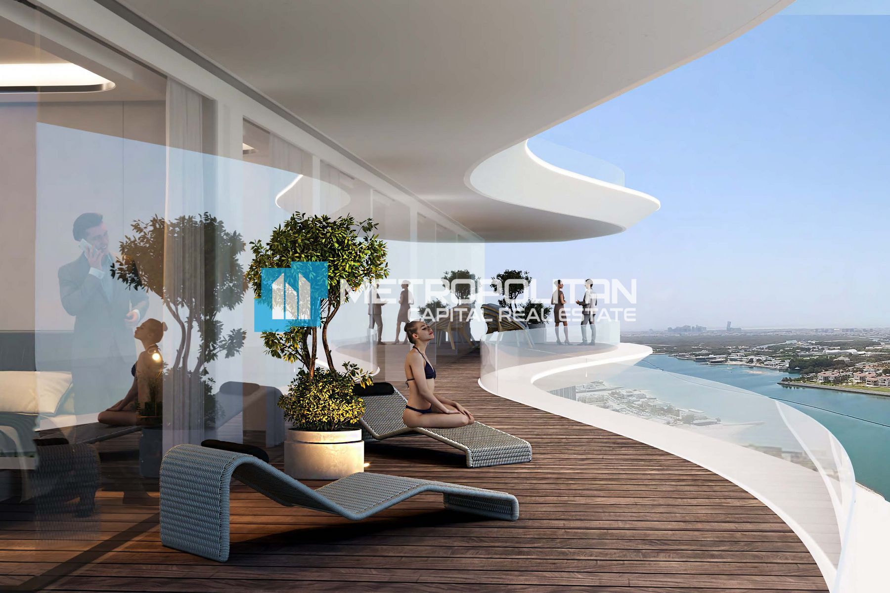 Image - Elie Saab Waterfront, Al Reem Island, Abu Dhabi | Project - شقة