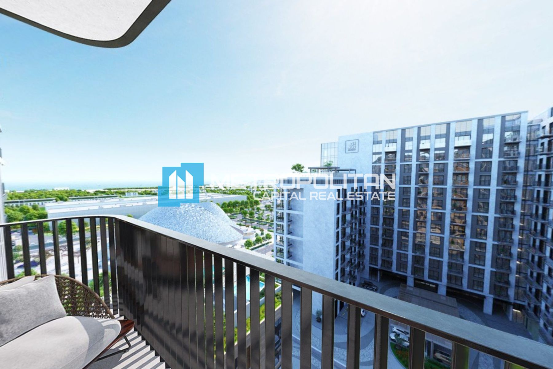 Berklee Abu Dhabi View | Top Floor | 1BR+Balcony photo-0