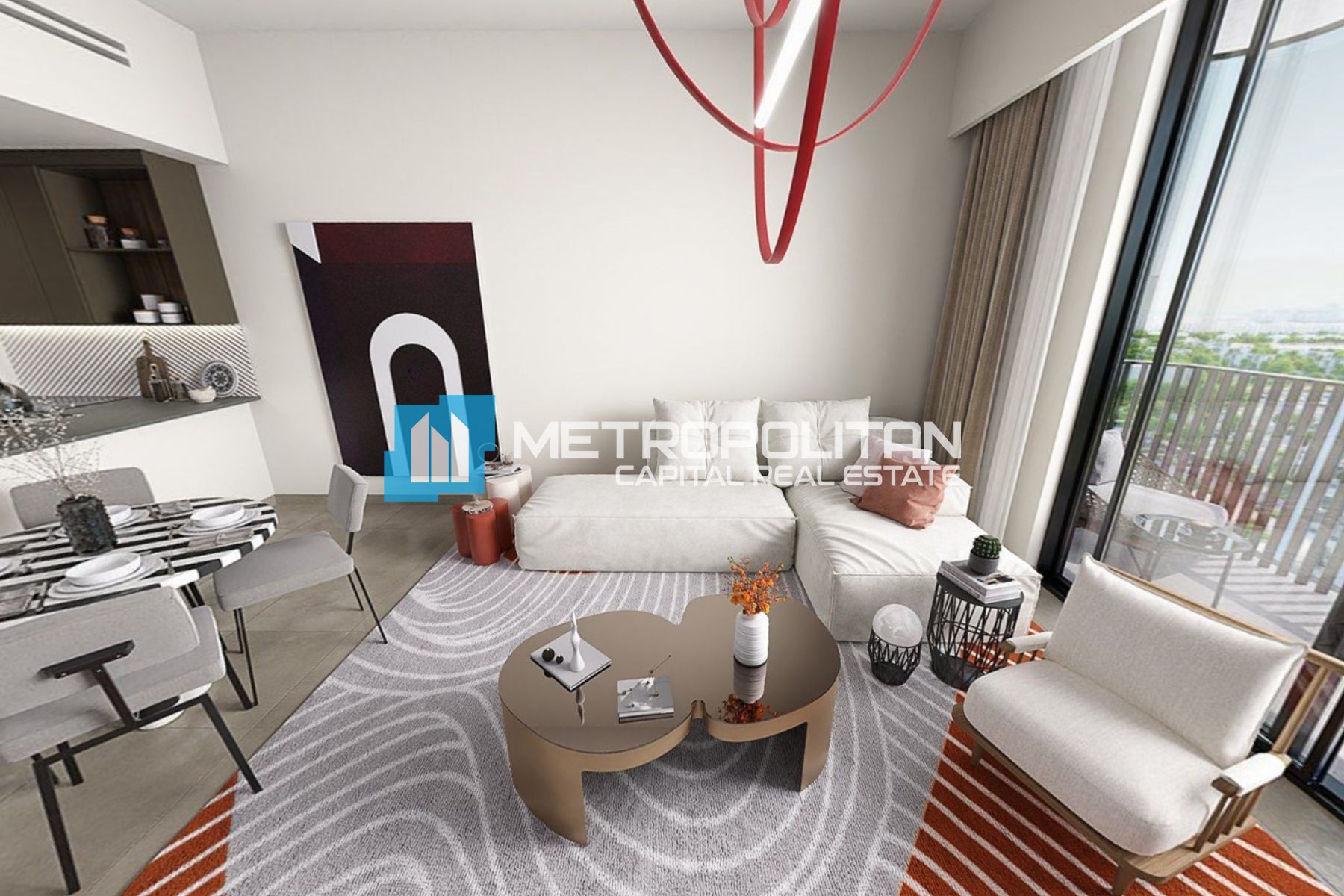 Berklee Abu Dhabi View | Top Floor | 1BR+Balcony photo-3