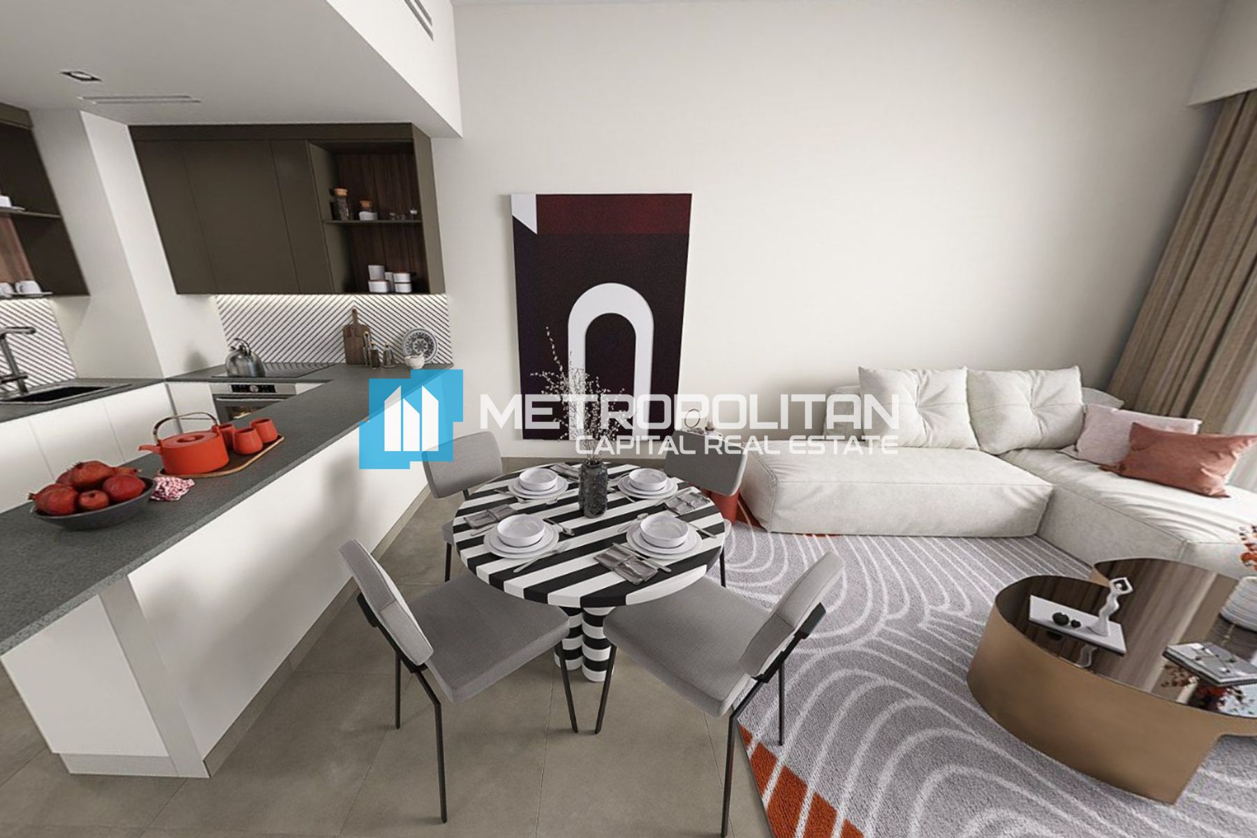 Berklee Abu Dhabi View | Top Floor | 1BR+Balcony photo-4