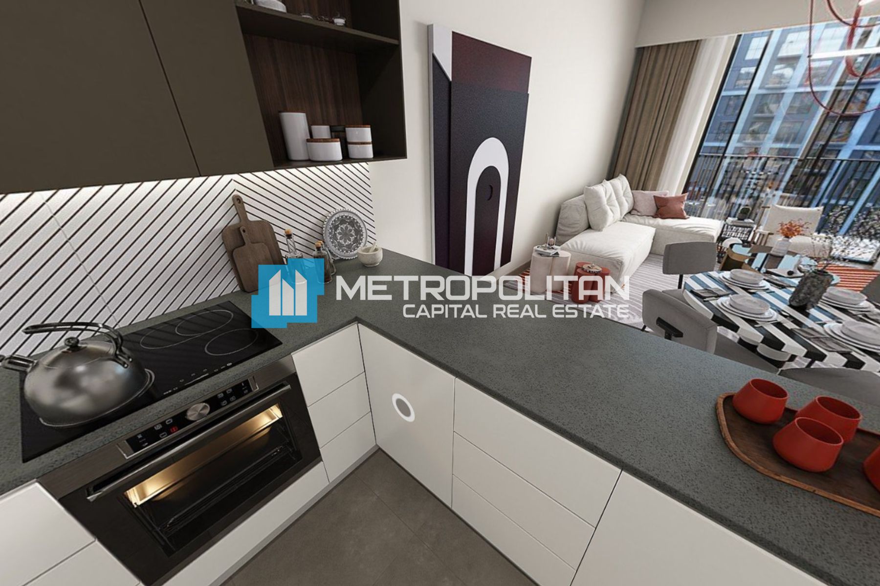 Berklee Abu Dhabi View | Top Floor | 1BR+Balcony photo-6